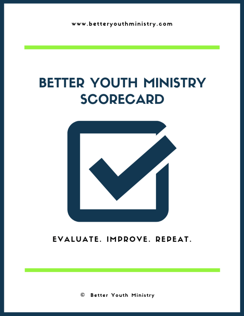 Better Youth Ministry Scorecard